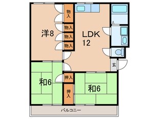 山手マンションの物件間取画像